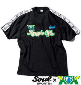 SOUL SPORTS×KENSUKE OFFICE Tシャツ半袖 ブラック