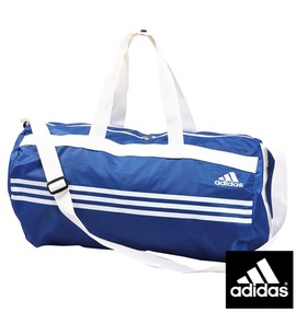 adidas ポケッタブルダッフルバッグ ブルー
