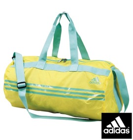 adidas ポケッタブルダッフルバッグ イエロー