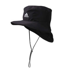 adidas エステルピケネックガードハット ブラック