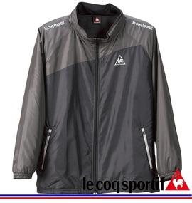 LE COQ SPORTIF ウインドジャケット ブラック×グレー