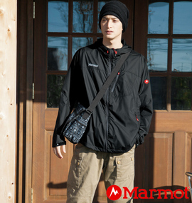 Marmot ウインドライトジャケット ブラック