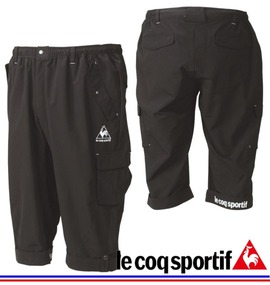 LE COQ SPORTIF ウーブン六分丈パンツ ブラック