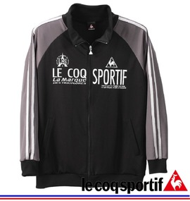 LE COQ SPORTIF ジャージジャケット ブラック×グレー