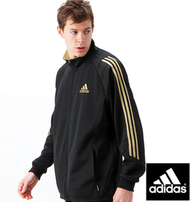 adidas ウォームアップジャケット ブラック