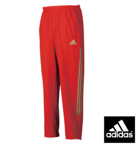 adidas ウォームアップパンツ レッド
