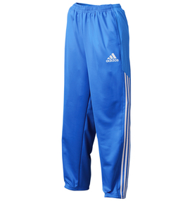 adidas ウォームアップパンツ ブルー