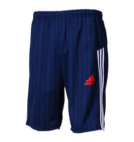 adidas ウォームアップハーフパンツ ネイビー