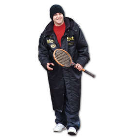 DESCENTE ロングボアコート ブラック