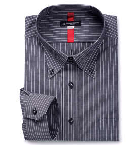 HIROKO KOSHINO HOMME ドゥエB.D長袖シャツ チャコール