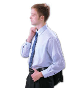 HIROKO KOSHINO HOMME B.D長袖シャツ ブルー