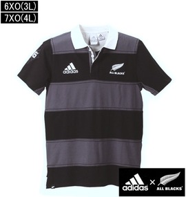 adidas ポロシャツ(半袖) チャコール×ブラック