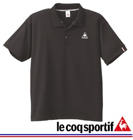 LE COQ SPORTIF 半袖ポロシャツ ブラック
