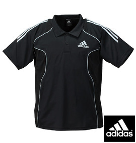 adidas ポロシャツ(半袖) ブラック