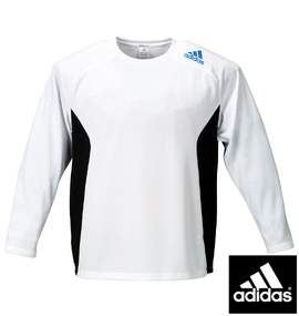 adidas Tシャツ(長袖) ホワイト