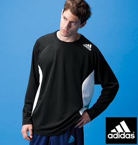 adidas Tシャツ(長袖) ブラック