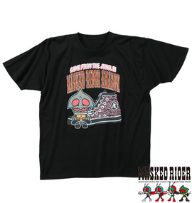 仮面ライダー 半袖Tシャツ ブラック