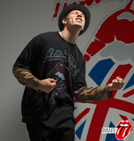 ROLLING STONES 半袖Tシャツ ブラック