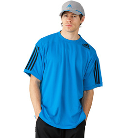 adidas 半袖Tシャツ ブルー