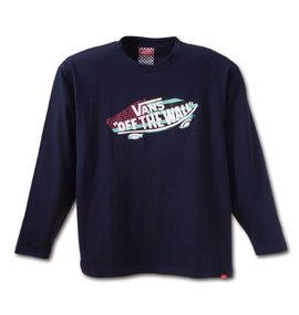 VANS 長袖Tシャツ ネイビー