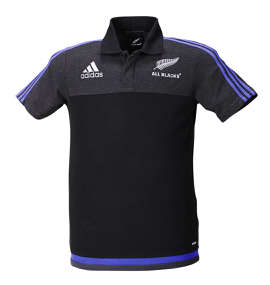 adidas All Blacks半袖ポロシャツ ブラック