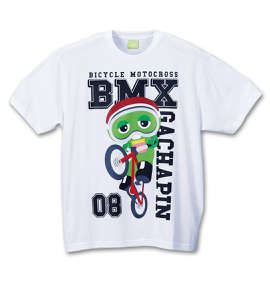 GACHAPIN×MUKKU 半袖Tシャツ ホワイト