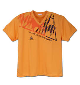 LE COQ SPORTIF 半袖VTシャツ オレンジ