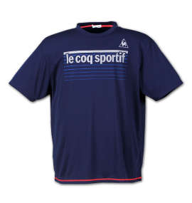 LE COQ SPORTIF 半袖Tシャツ ネイビー