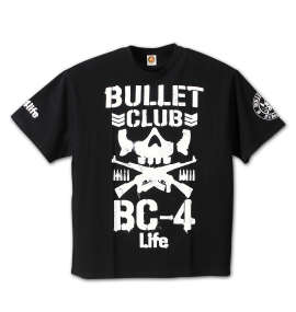 新日本プロレス BULLET CLUB 4Life半袖Tシャツ ブラック