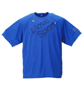 DESCENTE エアスルーメッシュ半袖Tシャツ ブルー