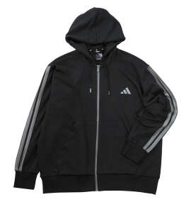 adidas ESS HLD FZスウェットフーディ ブラック