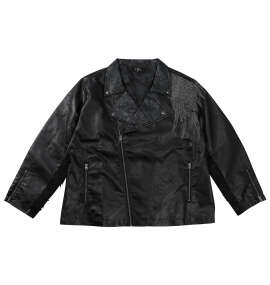 DAKU CROWライダースジャケット ブラック