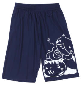 NECOBUCHI-SAN DRYハニカムメッシュハーフパンツ ネイビー