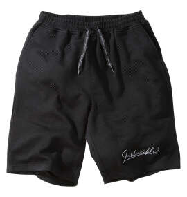 in the attic 膨れジオメジャガードハーフパンツ ブラック