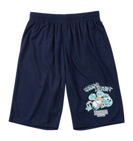 NECOBUCHI-SAN DRYハニカムメッシュハーフパンツ ネイビー