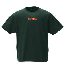 b-one-soul バックビッグロゴ半袖Tシャツ ダークグリーン