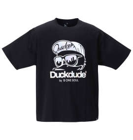b-one-soul DUCK DUDEメタリック半袖Tシャツ ブラック