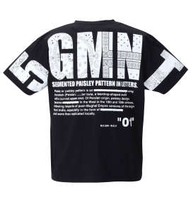 b-one-soul バックBIGロゴ半袖Tシャツ ブラック