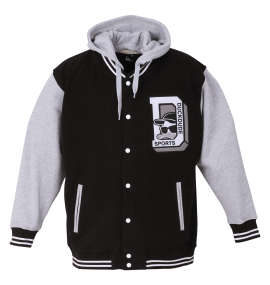 b-one-soul DUCK DUDEスウェットスタジャン ブラック