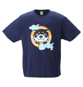 黒柴印和んこ堂 天竺半袖Tシャツ ネイビー