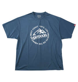 OUTDOOR PRODUCTS DRYメッシュ半袖Tシャツ ブルーグレー