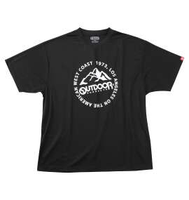 OUTDOOR PRODUCTS DRYメッシュ半袖Tシャツ ブラック