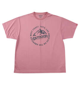 OUTDOOR PRODUCTS DRYメッシュ半袖Tシャツ ピンク