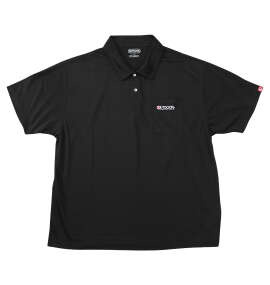 OUTDOOR PRODUCTS DRYメッシュ半袖ポロシャツ ブラック