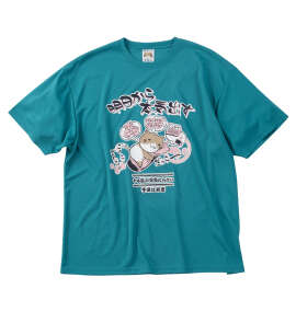 NECOBUCHI-SAN DRYハニカムメッシュ半袖Tシャツ アースミント