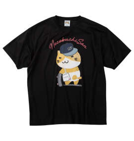 NECOBUCHI-SAN DRYハニカムメッシュ半袖Tシャツ ブラック