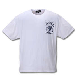 SHELTY チェーン刺繍プリント半袖Tシャツ オフホワイト