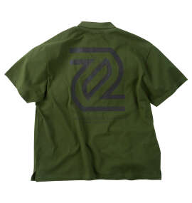 SEVEN2 天竺半袖ポロシャツ カーキ