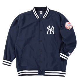 Fanatics MLBナイロンスタジアムジャケット ネイビー(ニューヨーク・ヤンキース)