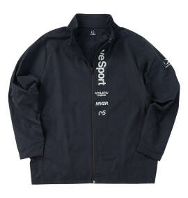 MOVESPORT スタンドストレッチクロスジャケット ブラック